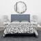 Designart 'Web Pattern' Modern & Contemporary Bedding Set - Duvet Cover & Shams